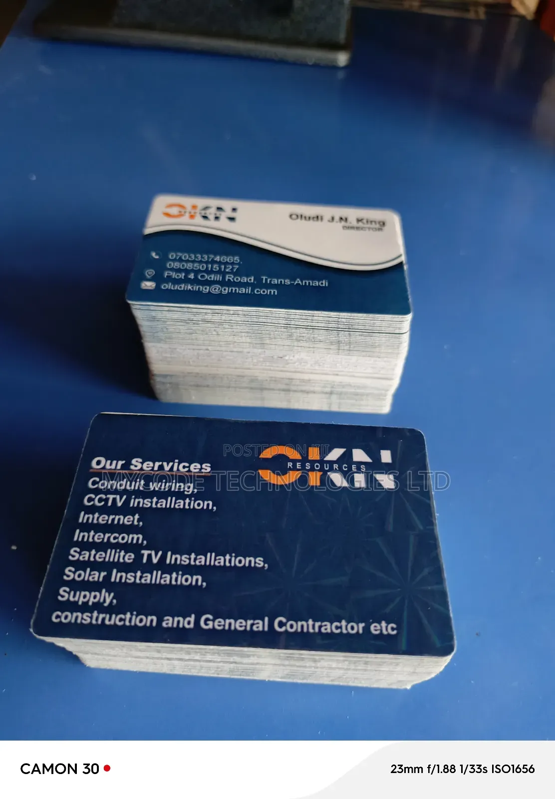 Business Card | Complimentary Card