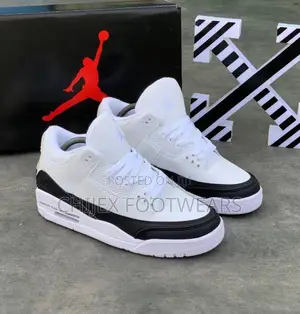 Fragment Design X Air Jordan 3 "Black/White" Sample.