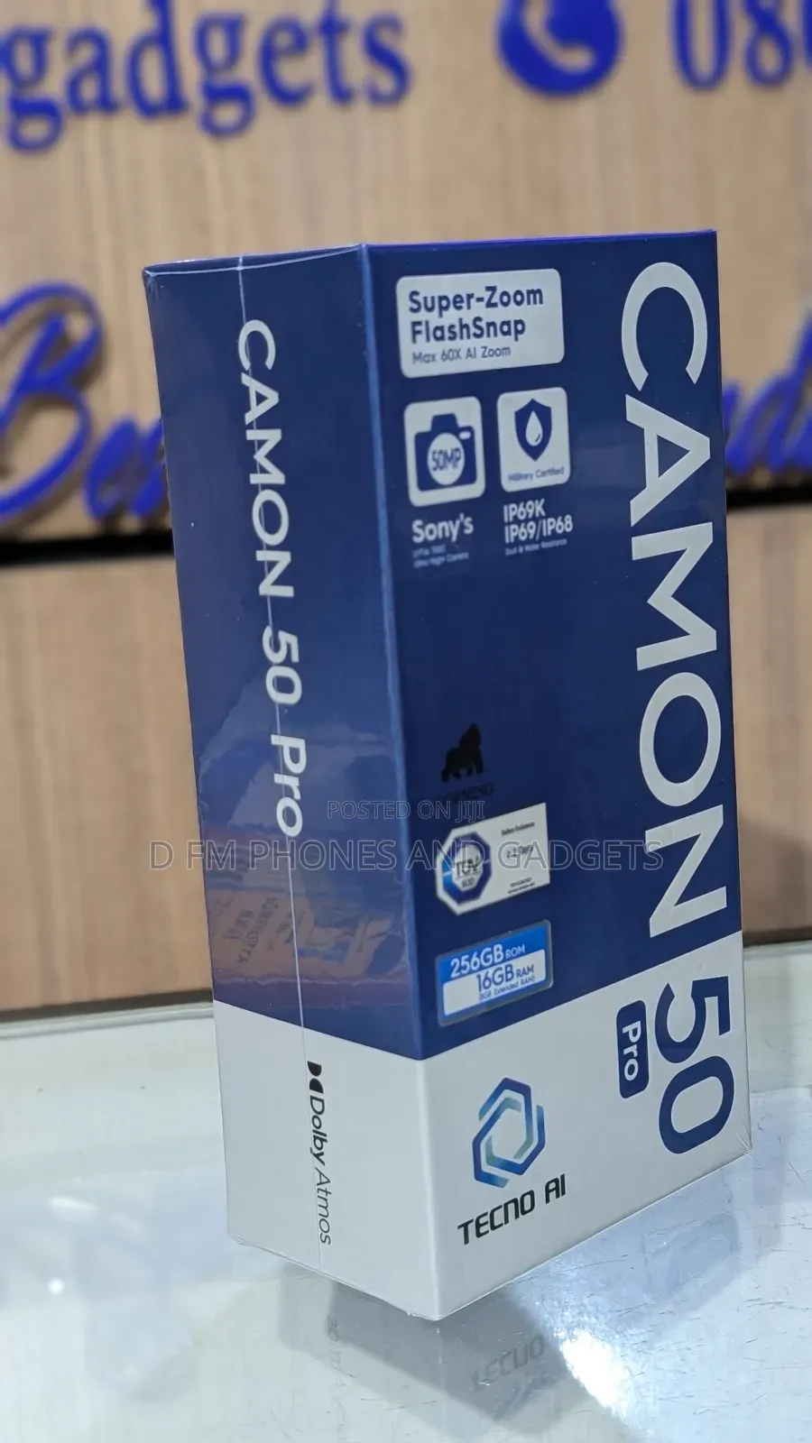 New Tecno Camon 50 Pro 256 GB Black