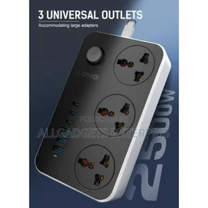 Ldnio 3 Type C Port and 3-Port Usb Charger Power Strip