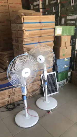 Solar Rechargeable Fan