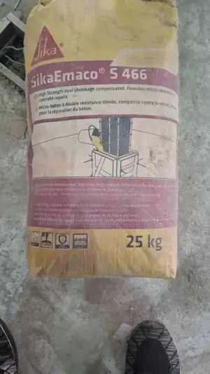 Sika Emaco S466. ( Pumpable Free Flowing, Micro-Concrete for Grouting