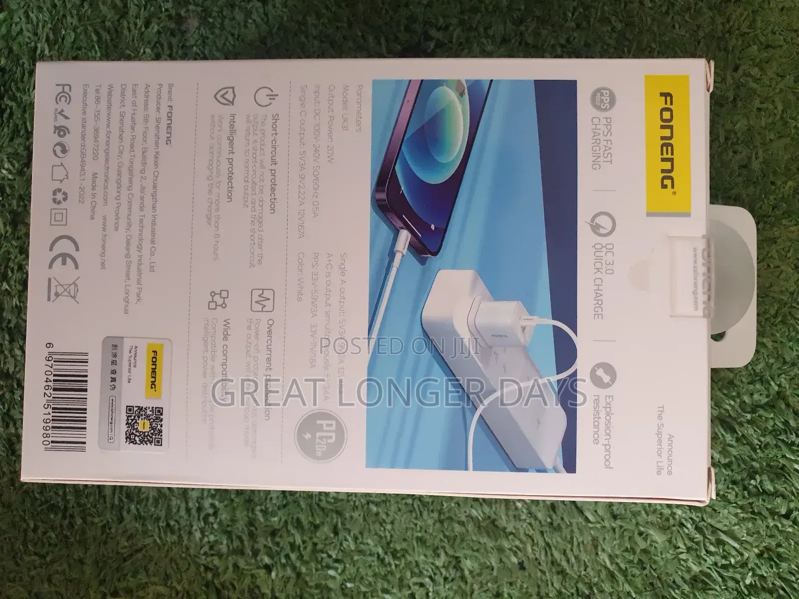 Foneng Usb Charging Head Usb +Type C Output