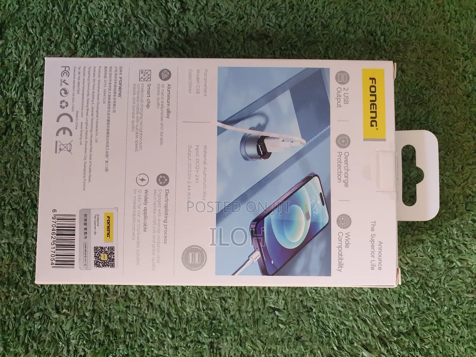 Foneng Car Double Usb Charger