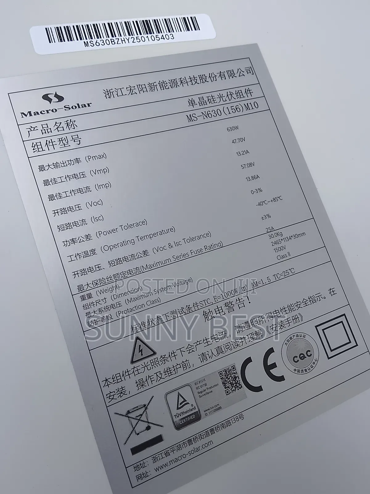 Jinko Solar Panels