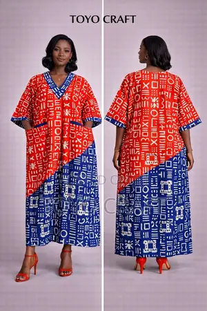 Big Aunty Ankara Bubu Gown