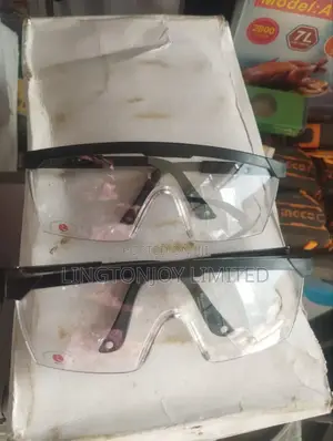 White Safety Glasses