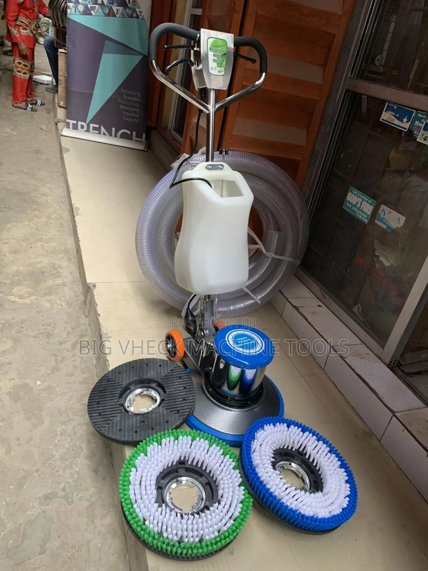 Industrial Floor Scrubber
