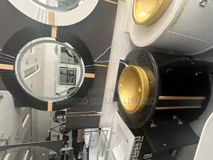 Luxury Bathroom Vanity Cabinet With Gold Basin Led Mirror