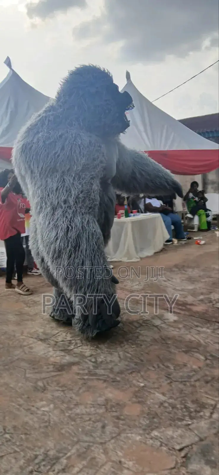 Black And Grey Gorilla For Event Rentals
