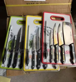 5-Piece or 6-Piece Kitchenware Combo Set Featuring Stainless Knives