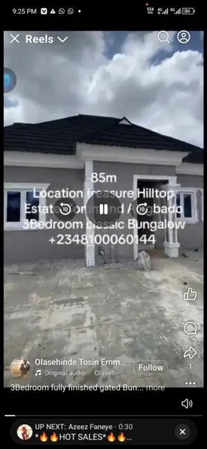 3bdrm House in Treasure Hilltop, Akesan for sale