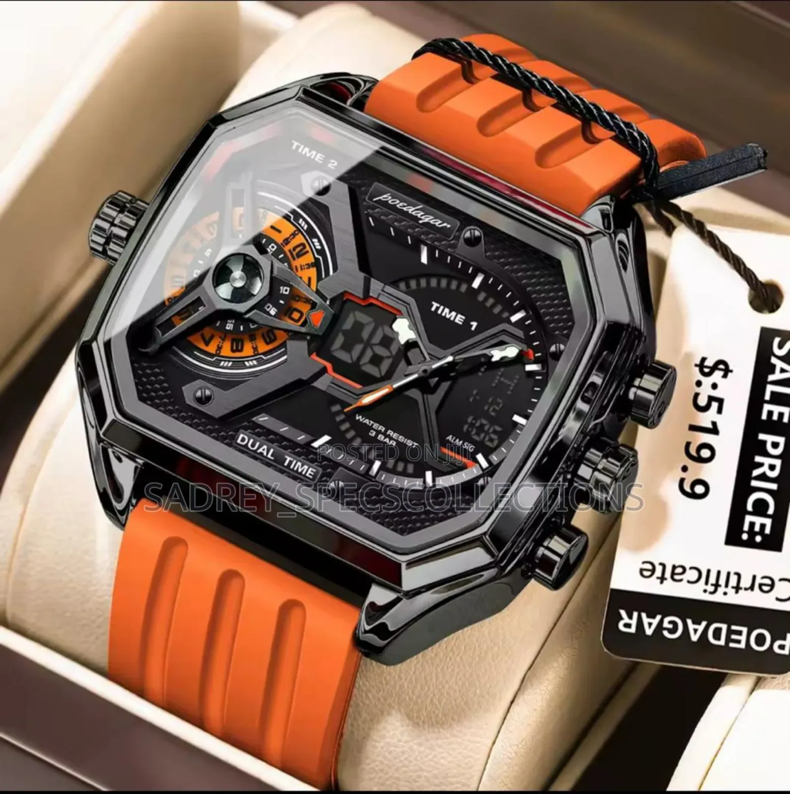 Poadagar Classic Ball Wristwatches for Men Luxury Quality Full Boxed