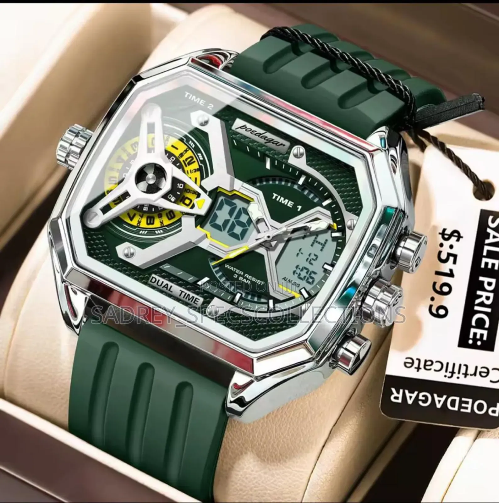 Poadagar Classic Ball Wristwatches for Men Luxury Quality Full Boxed