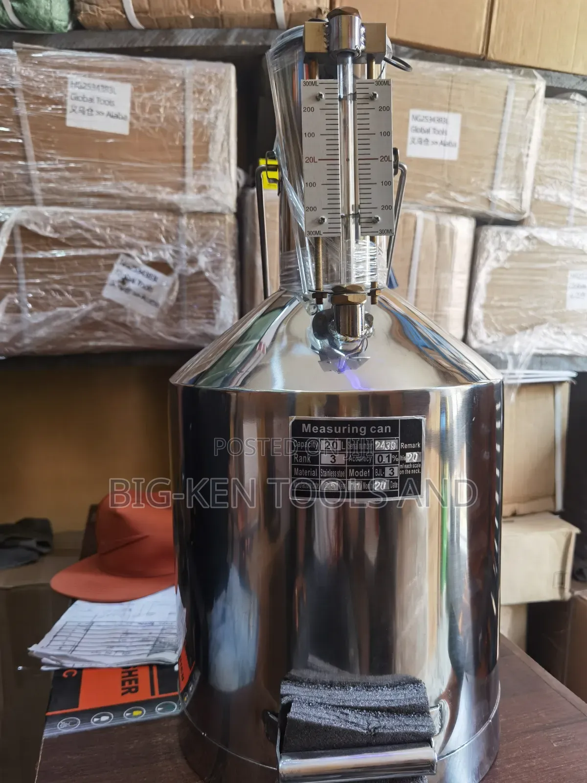 Stainless Measuring Bucket