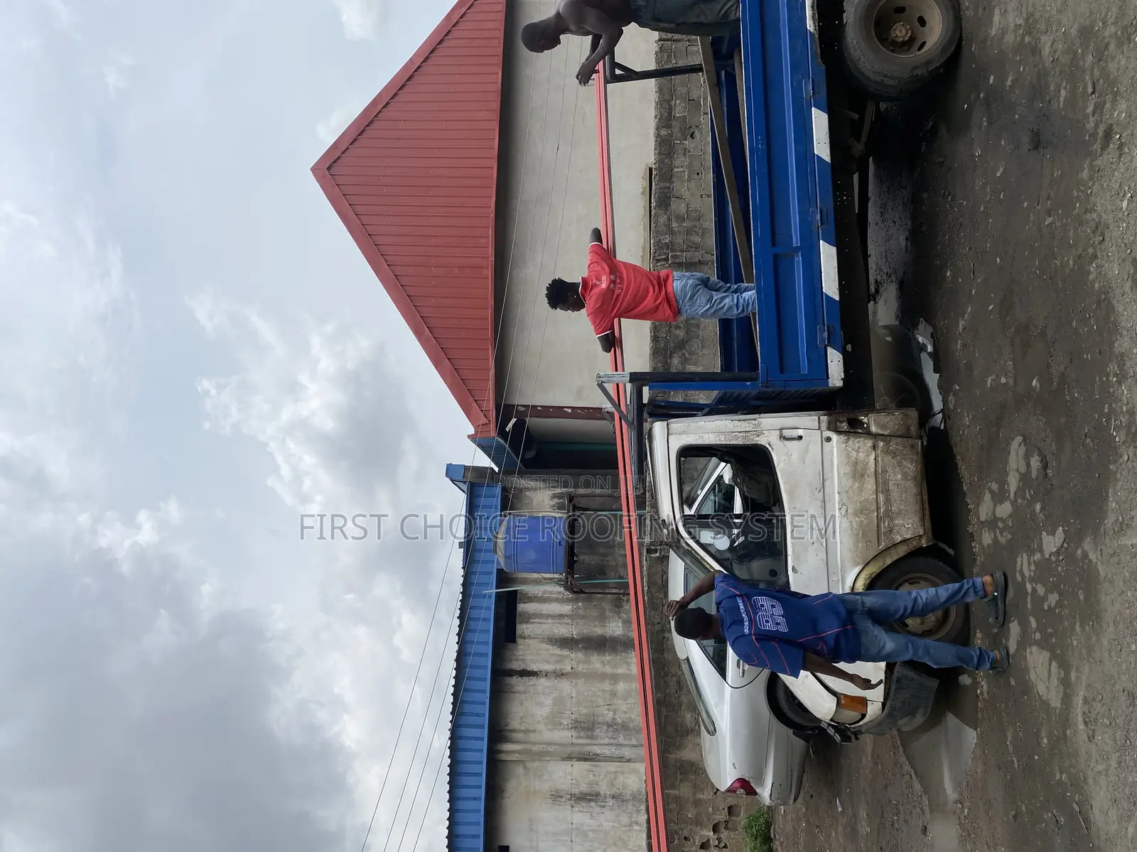 Loading of Aluminum Roofing Sheet to Agbara