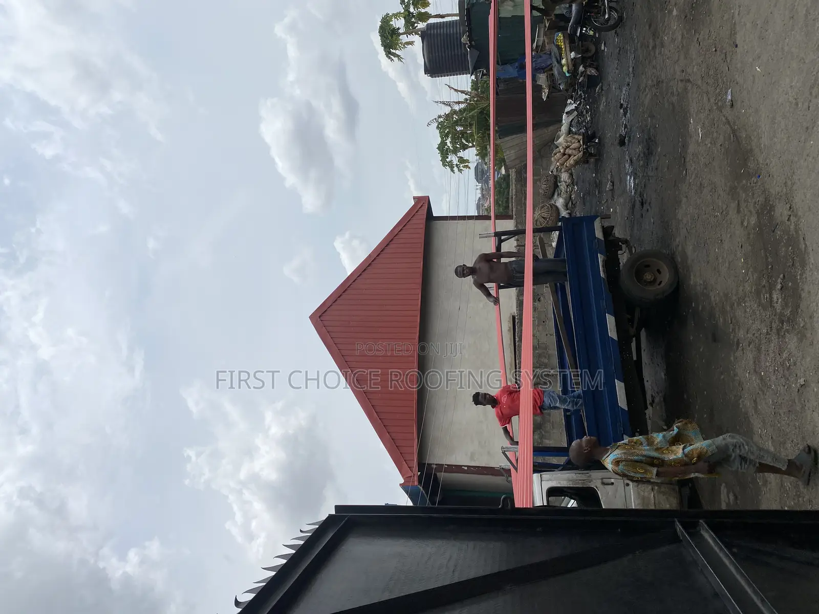 Loading of Aluminum Roofing Sheet to Agbara