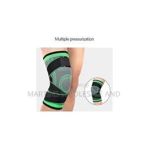 Mixed-elastic Compression Knee Brace For Support During Sports Recov