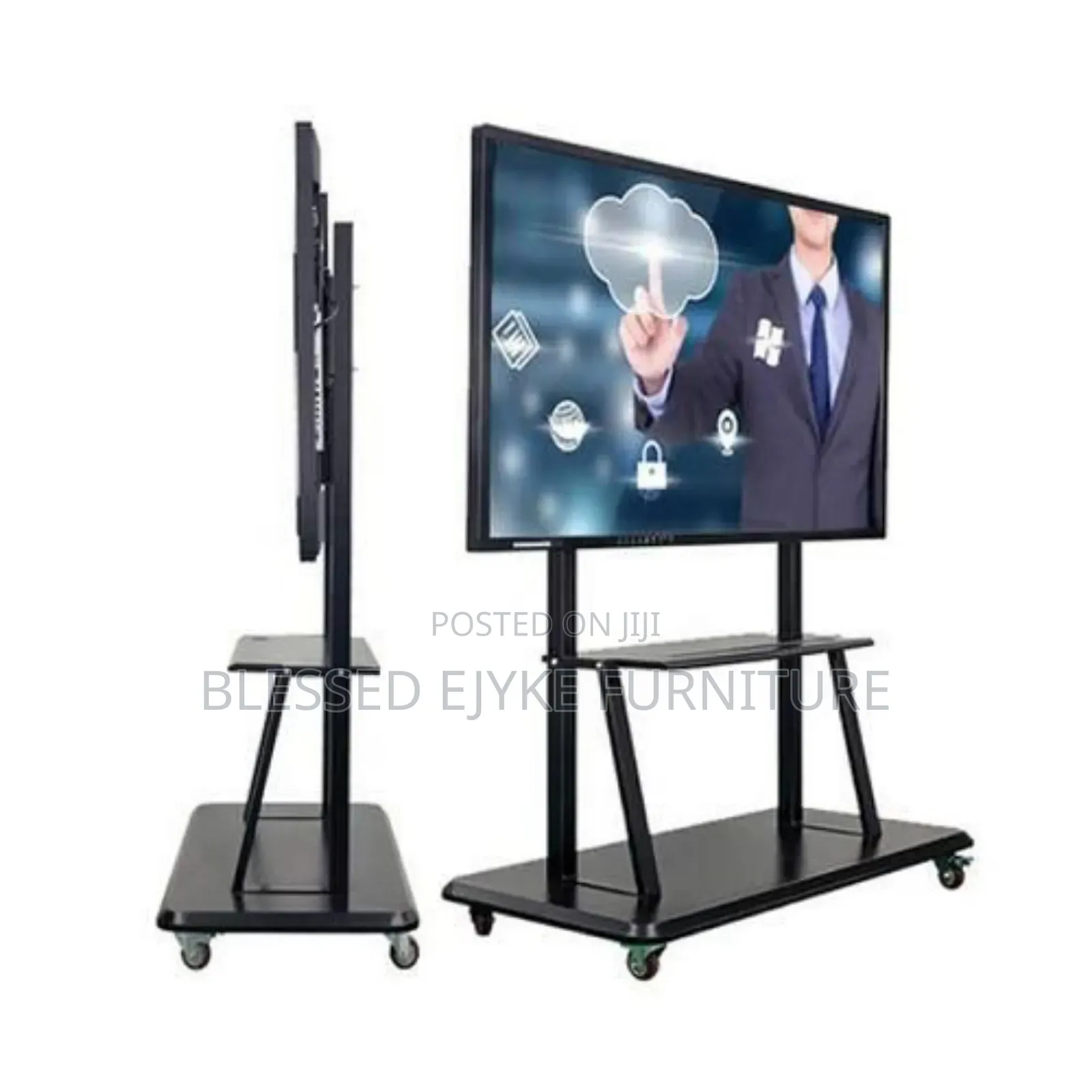 Mobile Tv Stand With Mount 55" - 100"