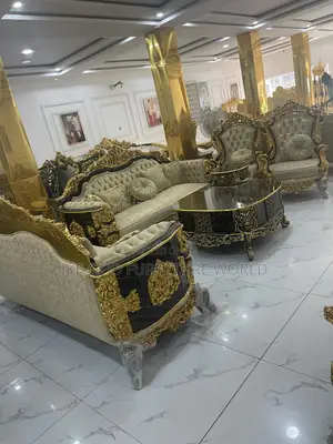 Complete Set of High Quality Imported Royal Fabric Sofa Chair