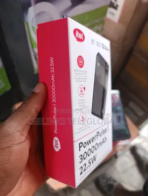 Itel 30000mah Powerbank With 22.5w Fast Charging Powerbank