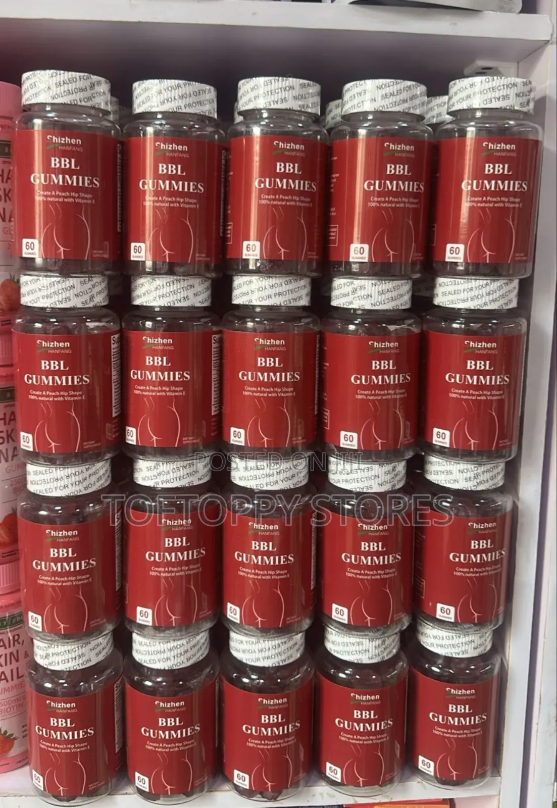 Wholesale BBL/Hips/Buttocks Gummies Supplements 20 Packs