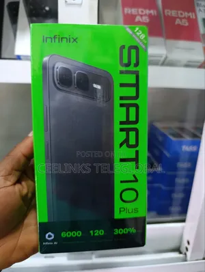 New Infinix Smart 10 Plus 128 GB Black