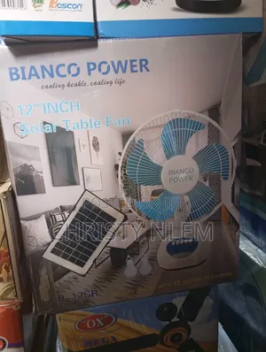 Bianco Power 12" Rechargeable Table Fan