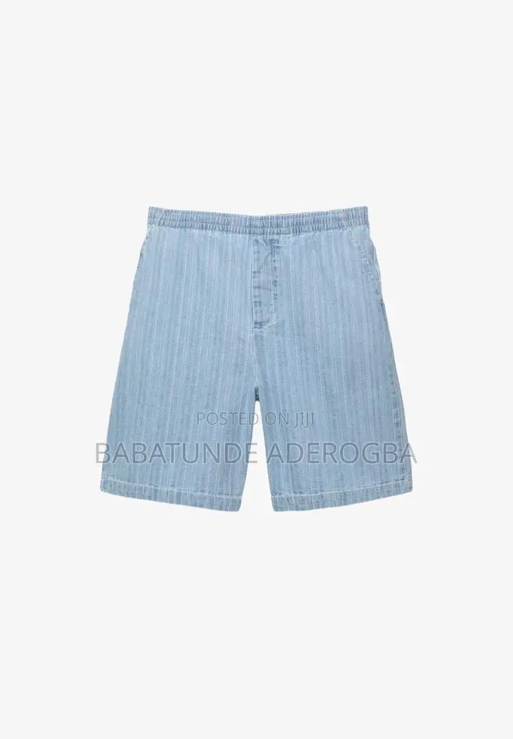 Pull Bear Baggy Denim Bermuda Short