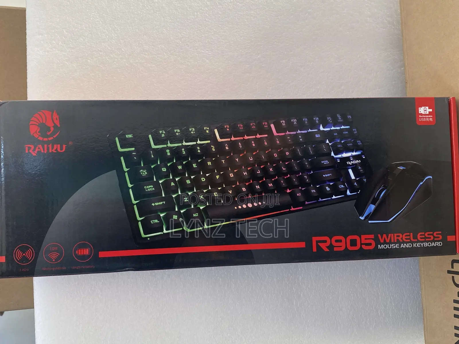 Raiku R905 Wireless Mouse and Keyboard