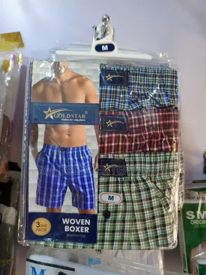 3in1 Goldstar Men's Rich Cotton Woven Boxers