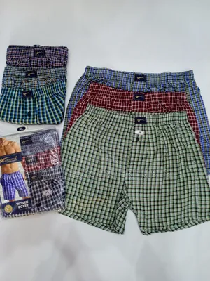 3in1 Goldstar Men's Rich Cotton Woven Boxers