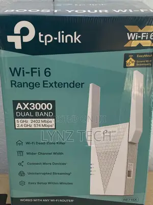Tp-Link Wi-Fi 6 Ax3000 Range-Extender Dual Band