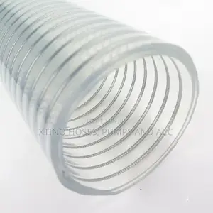 6” by 20m Transparent Wire Hose