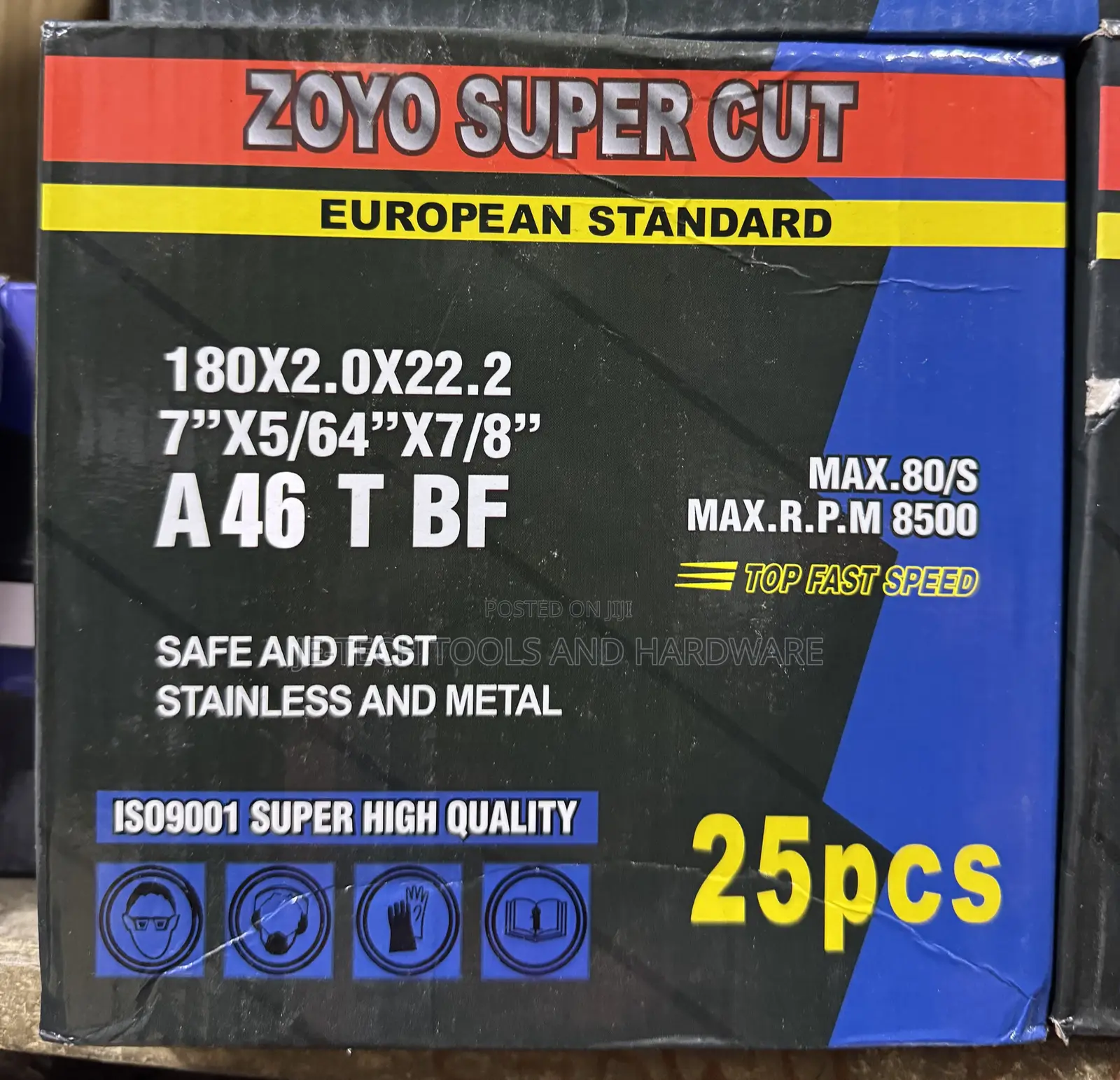Zoyo Super Cut Metal Cutting Discs 7”