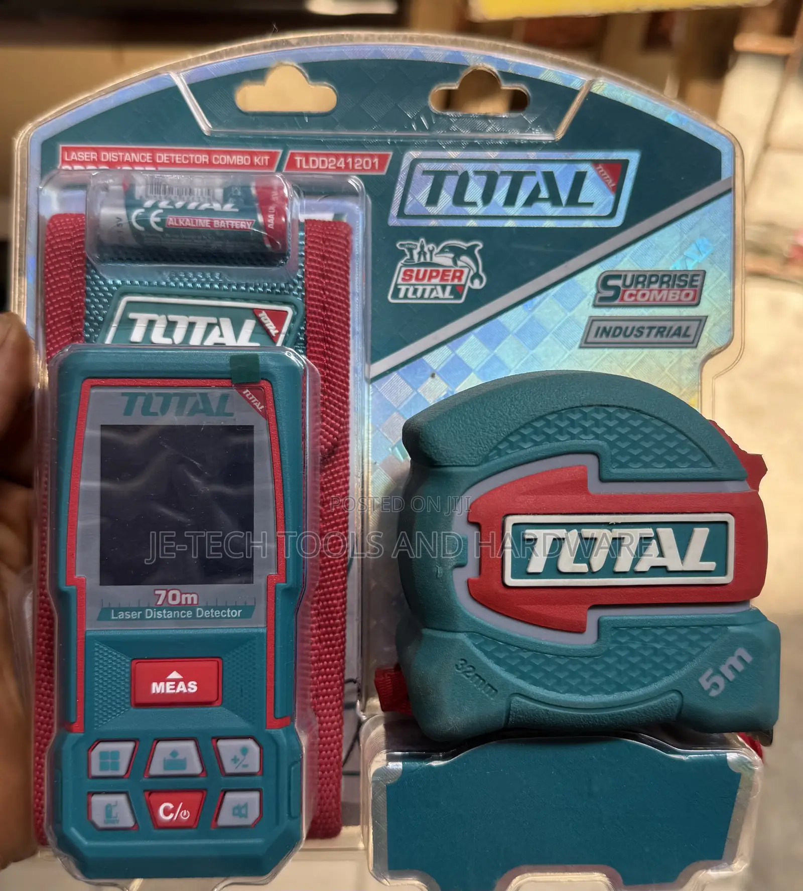 Total Laser Distance Detector Combo Kit