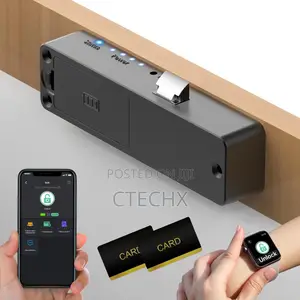 Smart Cupboard Locks, Magnetic Hidden Bt Rfid Keyless Drawer Lock