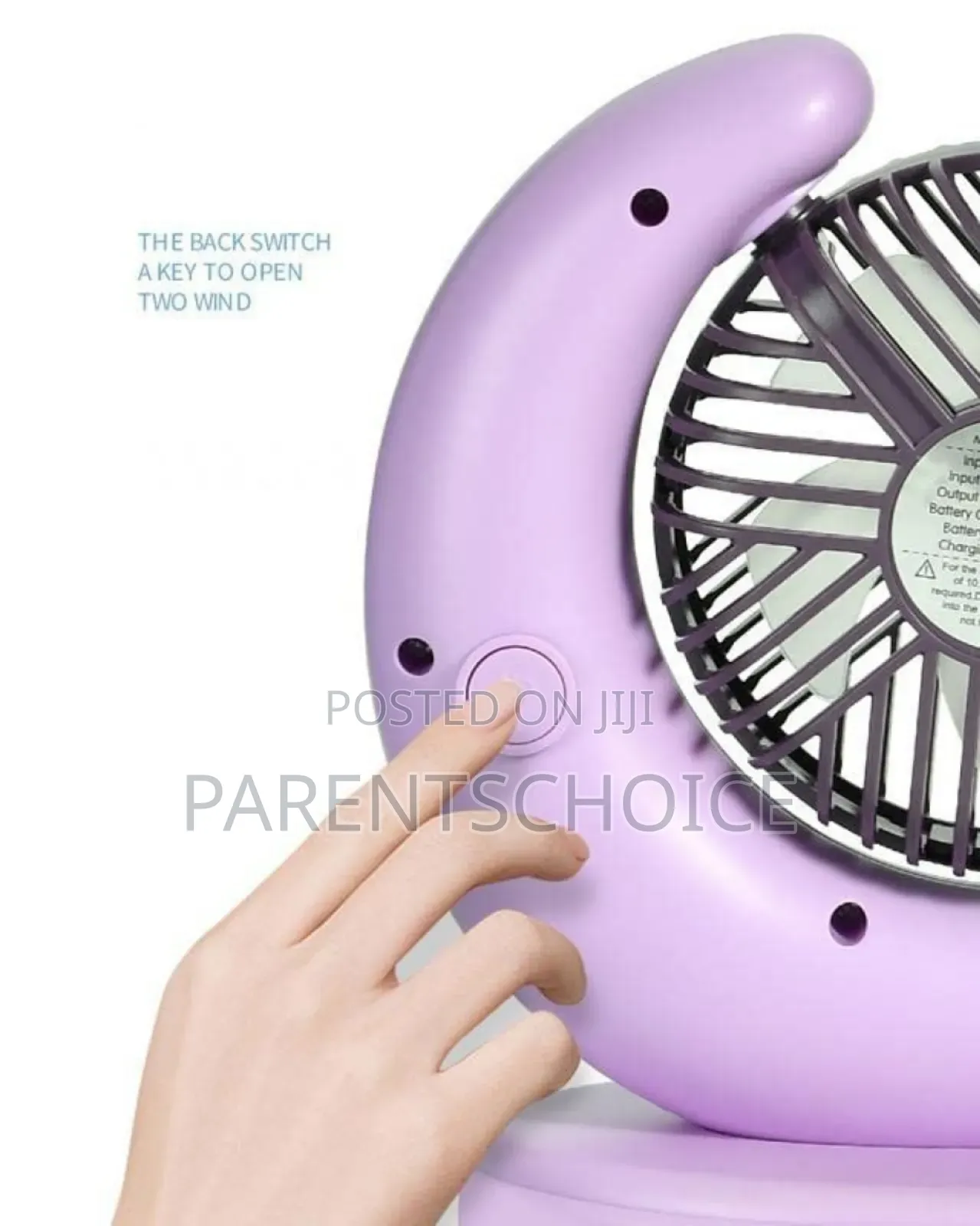 Usb Desk Fan With Moon Shape