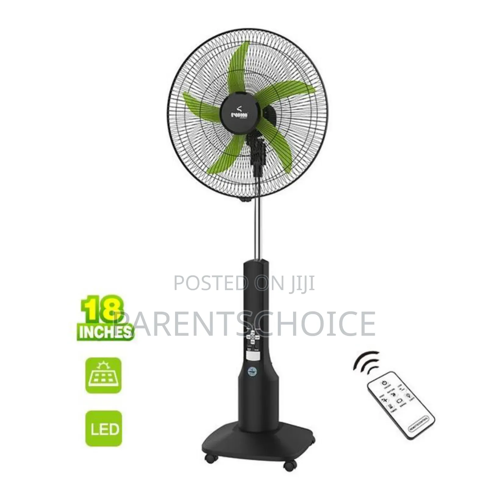 18inch Ac/Dc Rechargeable Solar Fan