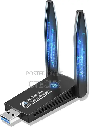 1300mbps Usb Wifi Dongle Dual Band 5ghz/2.4g High Gain Adapter for Pc