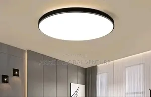 Classic Led Ceiling Fittings Black Body 3 Colours Light