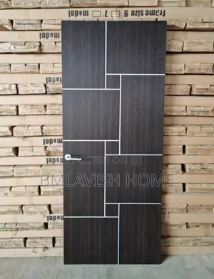 HDF Imported Wooden Room Doors 3ft by 7ft With Frame and Locks