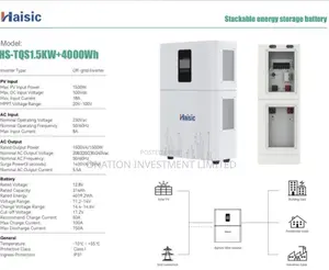 Haisic 1500w / 4kwh Solar Generator – Portable Power Solution