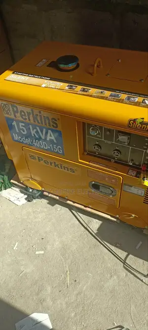 Original 15.0kva Perkins Soundproof Diesel Gen Copper Coil