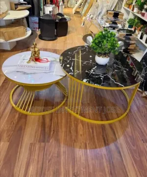 Exotic Round 2 in 1 Centre Table Set.