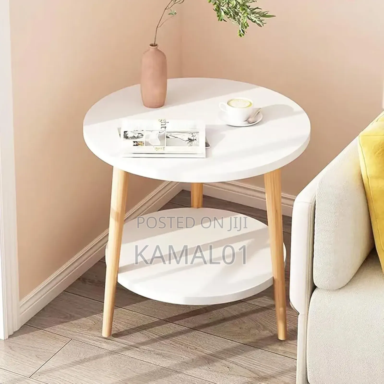 2-Tier Small Circle Side Table