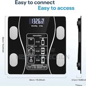 Rechargeable Bluetooth Bathroom Body Weight Scale