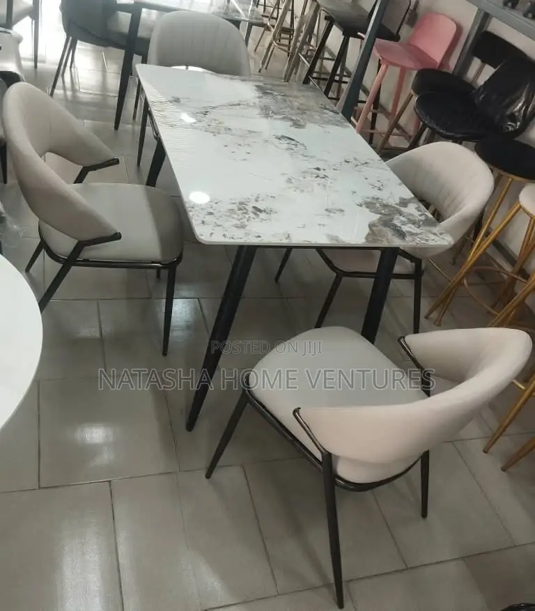 Marble -Top Dinning Table Set