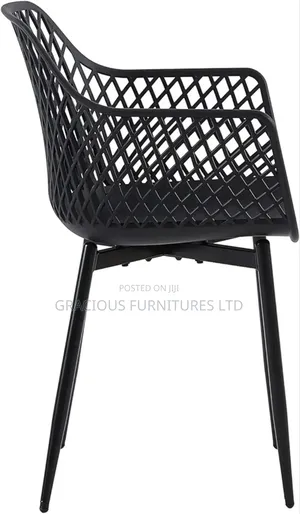 Plastic Dining Chair With Armrest