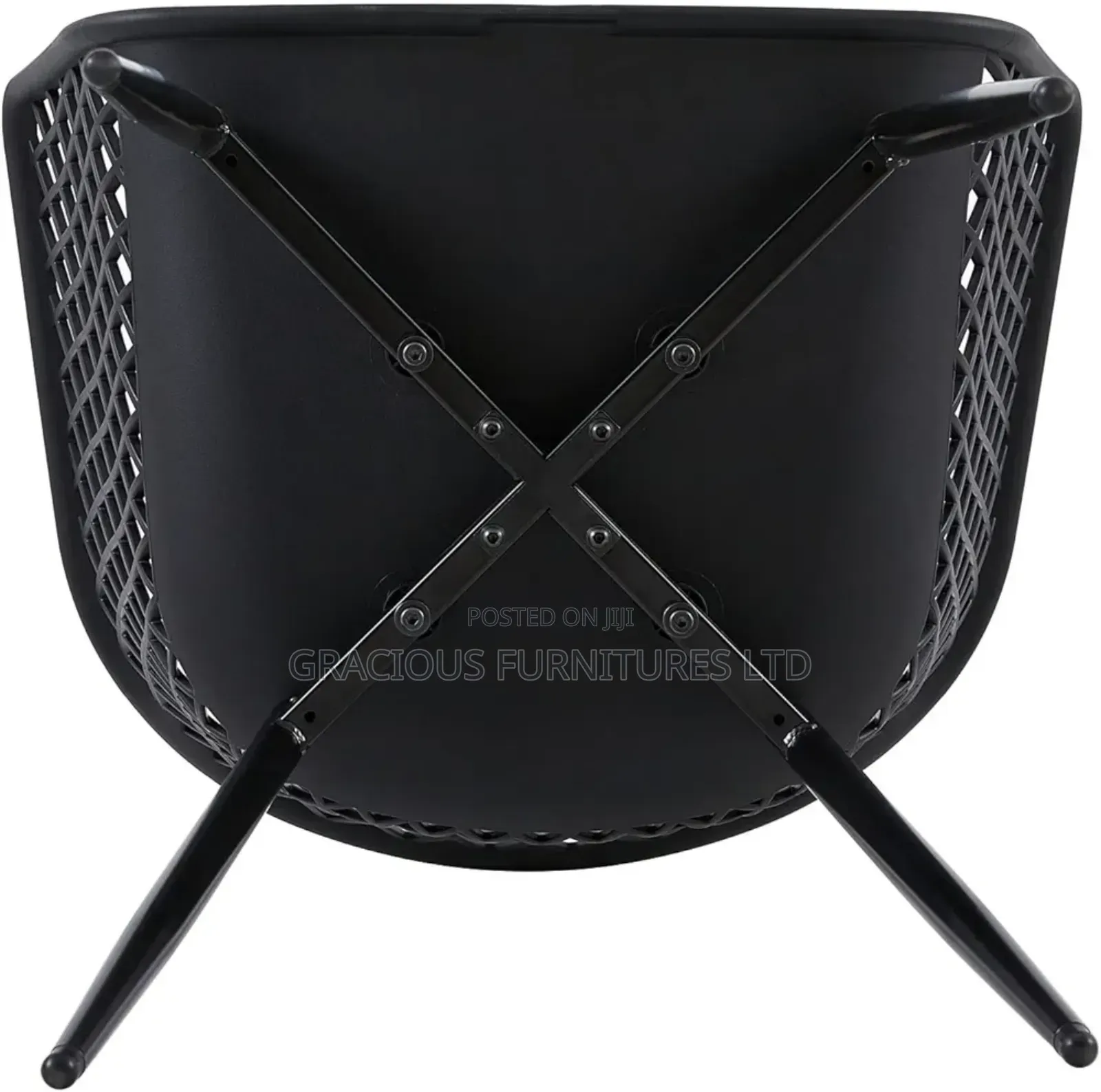 Plastic Dining Chair With Armrest